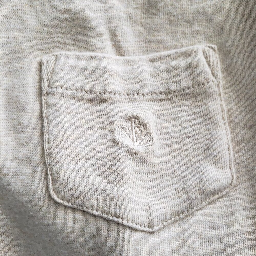 Vintage Lauren Ralph Lauren Crew Neck Pullover Sweater Womens 2X Tan Minimalist - Picture 4 of 8